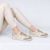 Tênis Zatta  Casual Duas Listras Andressa Creme