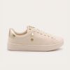 Tênis Zatta Casual Brilho Carlota Creme