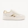 Tênis Zatta Casual  Listras Laterias Kalime Off White