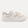 Tênis Zatta Casual Pingente Antonela Dourado