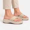 Tamanco Zatta De Dedo  Flatform Luma Amendoa