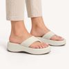 Tamanco Zatta De Dedo  Flatform Luma Off White