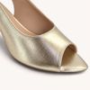 Sandália Zatta SlingbackBico Folha Dóris Dourado