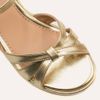 Sandália Zatta Anabela Flat Alanis Dourada