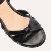 Sandália Zatta Anabela Flat Alanis Preto Napa