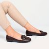 Mocassim Zatta Detalhe de Fivela Sirley Cafe