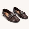 Mocassim Zatta Detalhe de Fivela Sirley Cafe