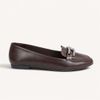 Mocassim Zatta Detalhe de Fivela Sirley Cafe