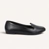 Mocassim Zatta Liso Bico Quadrado Silvana Preto