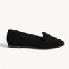 Mocassim Zatta Liso Bico Quadrado Silvana Camurça Preto