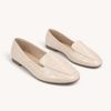 Mocassim Zatta Liso Bico Quadrado Silvana Amendoa