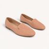 Mocassim Zatta Liso Bico Quadrado Silvana Nude