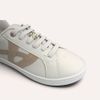 Tênis Zatta Casual  Cadarço de  Elástico Paulina Off White