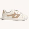 Tênis Zatta Casual  Cadarço de  Elástico Paulina Off White