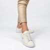 Tênis Zatta Casual  Cadarço de  Elástico Petra Off White