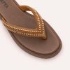 Tamanco Zatta Flatform de Dedo Felicia Marrom
