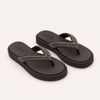 Tamanco Zatta Flatform de Dedo Felicia Preto