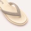 Tamanco Zatta Flatform de Dedo Felicia Off White