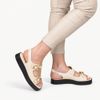 Sandália Zatta Flatform  Fivelas Vitoria Off White