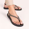 Chinelo Zatta com Strass e Tira Traseira Charlote Preto