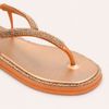 Chinelo Zatta com Strass e Tira Traseira Charlote Cobre
