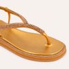 Chinelo Zatta com Strass e Tira Traseira Charlote Bronze