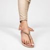 Chinelo Zatta com Strass e Tira Traseira Alana Cobre