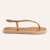 Chinelo Zatta com Strass e Tira Traseira Alana Bronze