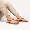 Chinelo Zatta com Strass e Tira Traseira Alana Bronze