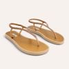Chinelo Zatta com Strass e Tira Traseira Alana Bronze