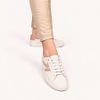 Tênis Zatta Casual  Cadarço de  Elástico Paola Off White