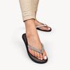 Chinelo Zatta de Dedo Strass Amora Preto