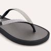 Chinelo Zatta de Dedo Strass Amora Preto