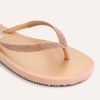 Chinelo Zatta de Dedo Strass Amora Cobre
