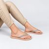 Chinelo Zatta de Dedo Strass Amora Nude