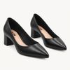 Scarpin Salto Bloco Baixo Leonor Preto