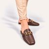 Mule Zatta Corrente Heloisa Marrom