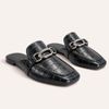 Mule Zatta Corrente Heloisa  Texturizado Preto 