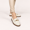 Mocassim Zatta Detalhe Fivela Kate Off White