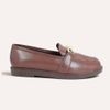 Mocassim Zatta Detalhe Fivela Kate Marrom