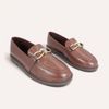 Mocassim Zatta Detalhe Fivela Kate Marrom