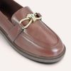 Mocassim Zatta Detalhe Fivela Kate Marrom
