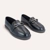Mocassim Zatta Detalhe Fivela Kate Preto 