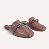Mule Zatta Detalhe Fivela Kezia Marrom