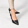 Scarpin Zatta Bico Fino com Abertura Lateral  Lisandra Preto