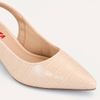 Scarpin Zatta Slingback Salto Médio Denise Amendoa