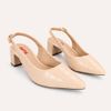Scarpin Zatta Slingback Salto Médio Denise Amendoa
