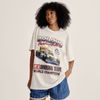 Camiseta Smoking Team Off White