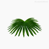 Thumb 4 do produto Galho Folha Palmeira M Artificial - Verde Escuro (11143)