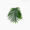 Thumb 4 do produto Galho Folha Acera Palmeira Artificial - Verde Escuro (11146)